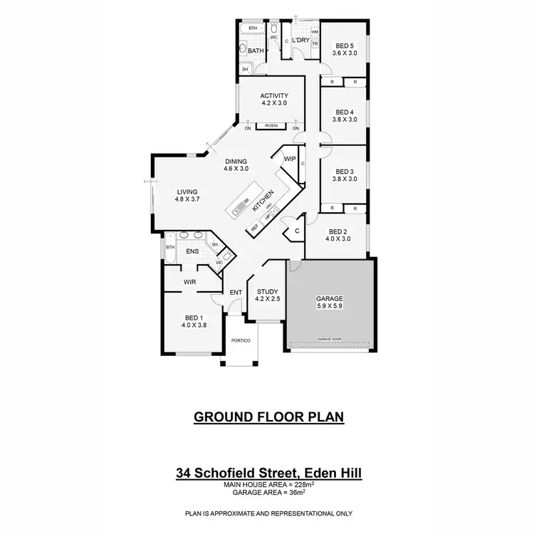 Floorplan of Homely house listing, 34 Schofield Street, Eden Hill WA 6054