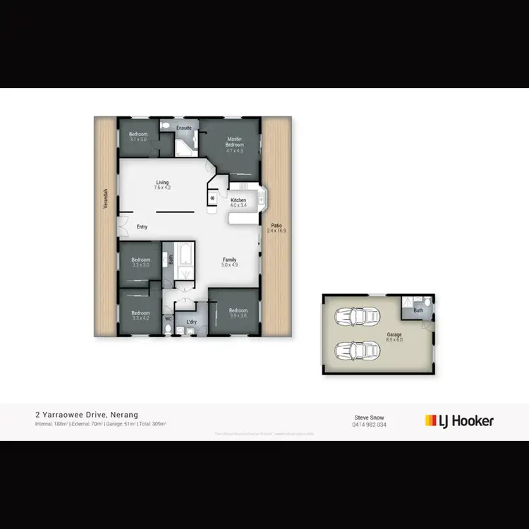 Floorplan of Homely house listing, 2 Yarraowee Drive, Nerang QLD 4211
