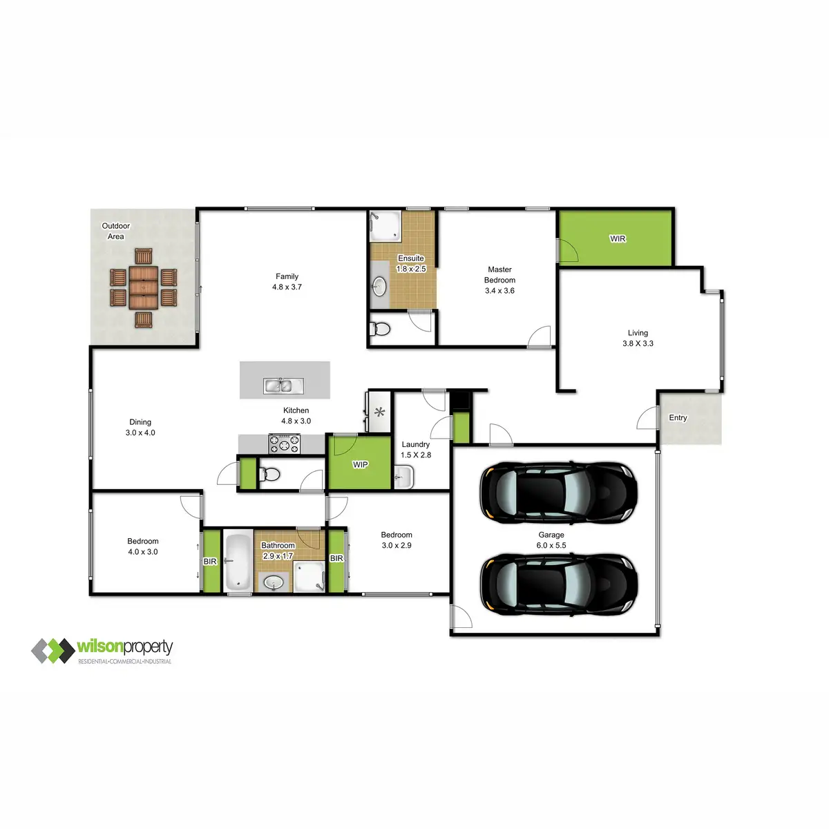 Floorplan of Homely house listing, 12 Stanford Drive, Traralgon VIC 3844