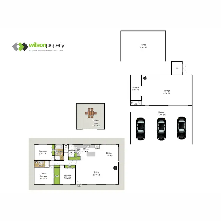 Floorplan of Homely rural property listing, 97 Shaws Lane, Rosedale VIC 3847