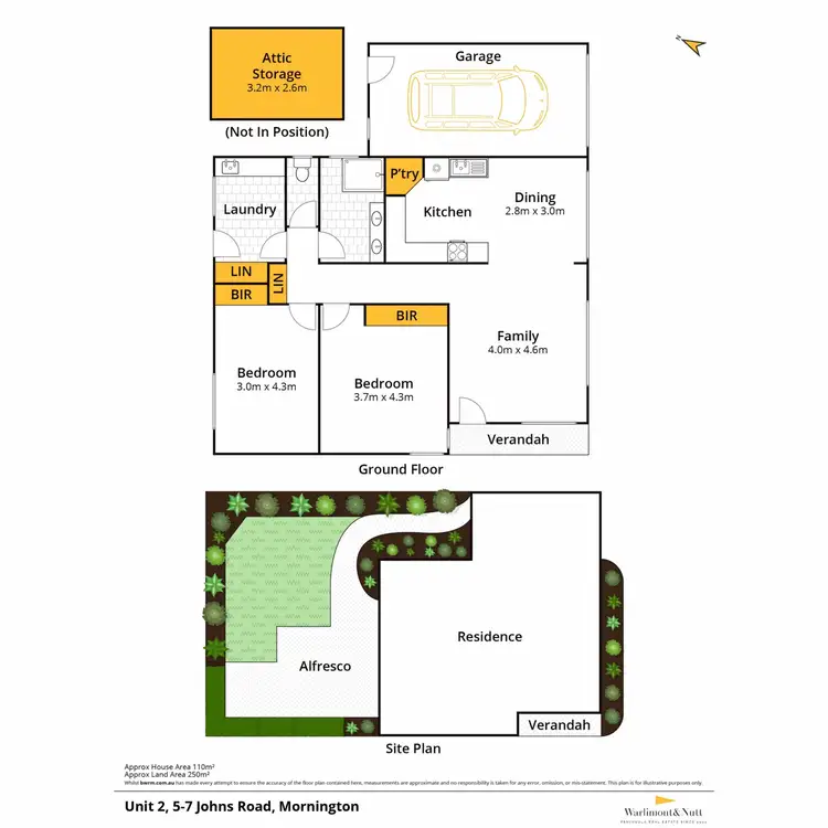 Floorplan of Homely unit listing, 2/5-7 Johns Road, Mornington VIC 3931