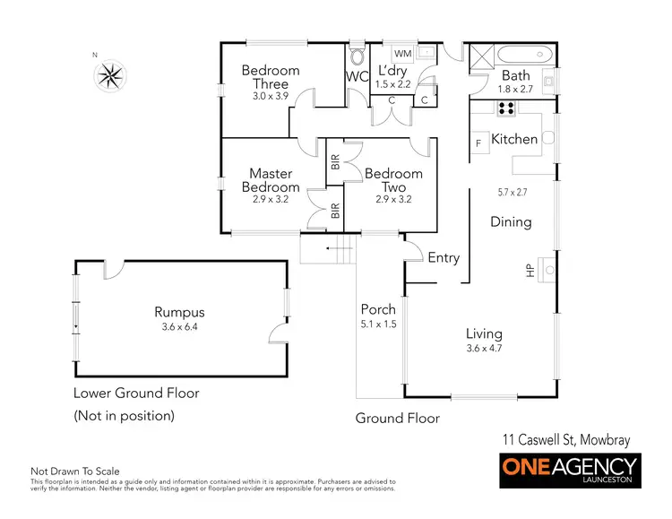 Floorplan of Homely house listing, 11 Caswell Street, Mowbray TAS 7248
