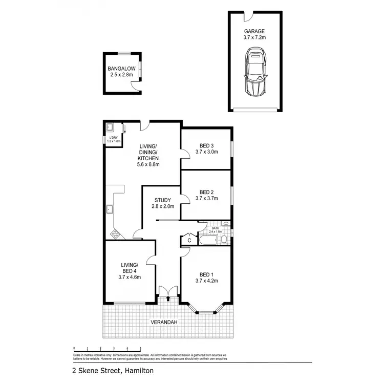 Floorplan of Homely house listing, 2 Skene Street, Hamilton VIC 3300