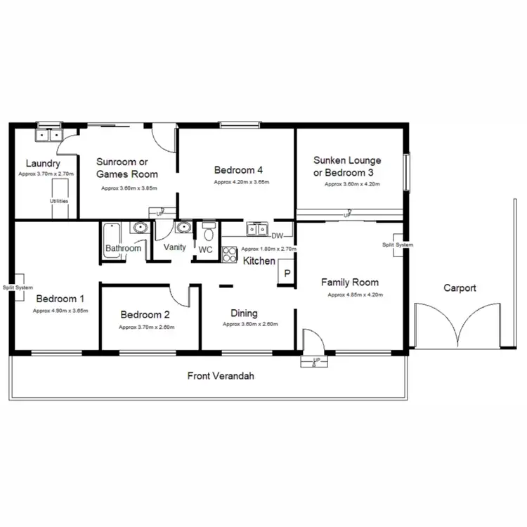 Floorplan of Homely house listing, 23 Smoker Street, Stirling North SA 5710