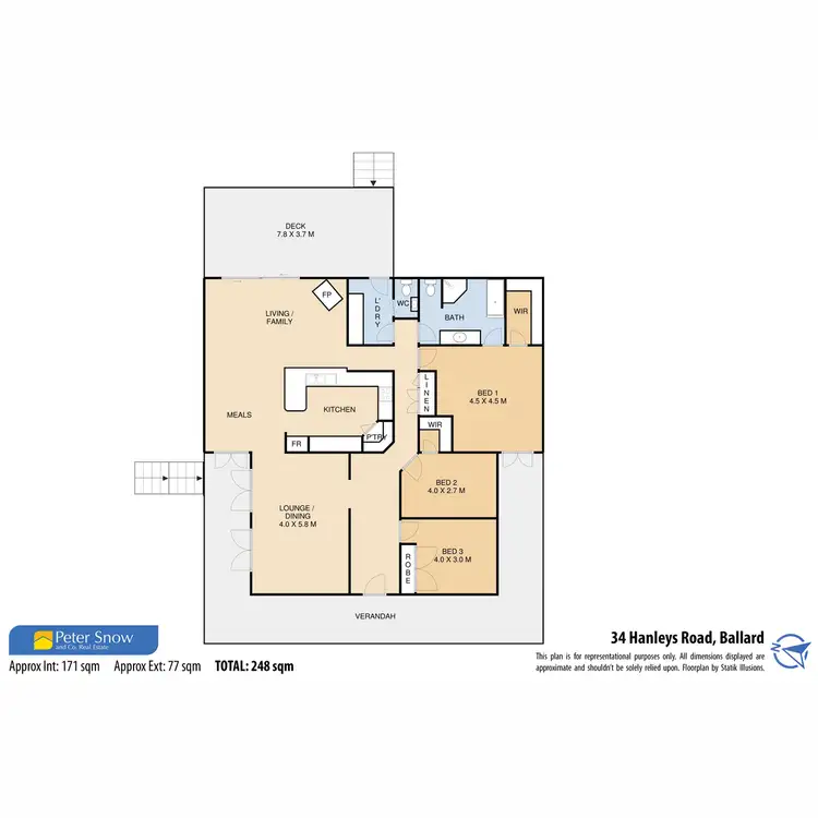 Floorplan of Homely house listing, 34 Hanleys Road, Ballard QLD 4352