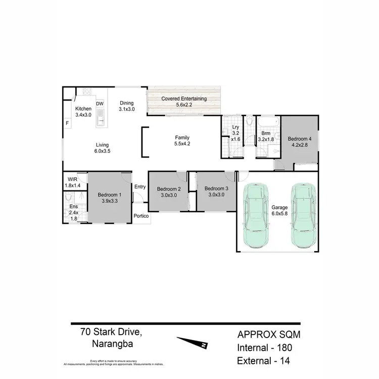 Floorplan of Homely house listing, 70 Stark Drive, Narangba QLD 4504