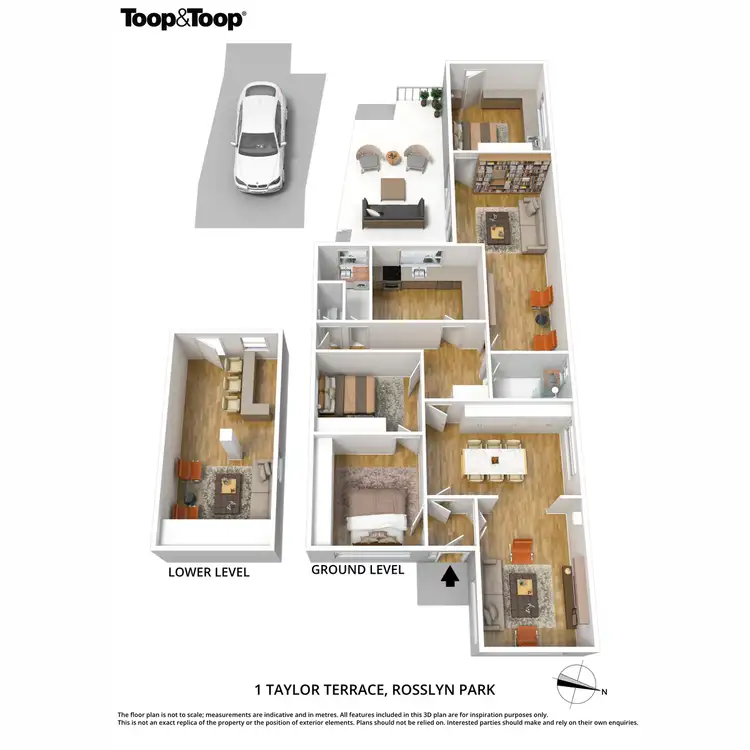 Floorplan of Homely house listing, 1 Taylor Terrace, Rosslyn Park SA 5072