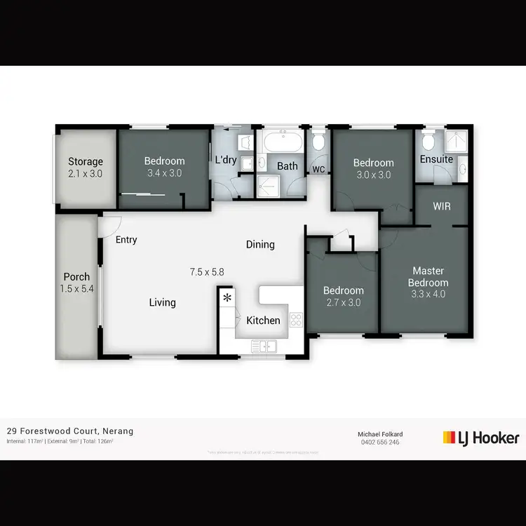 Floorplan of Homely house listing, 29 Forestwood Court, Nerang QLD 4211