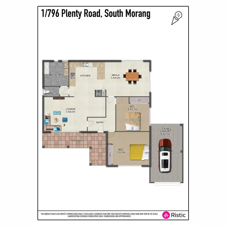 Floorplan of Homely house listing, 1/796 Plenty Road, South Morang VIC 3752