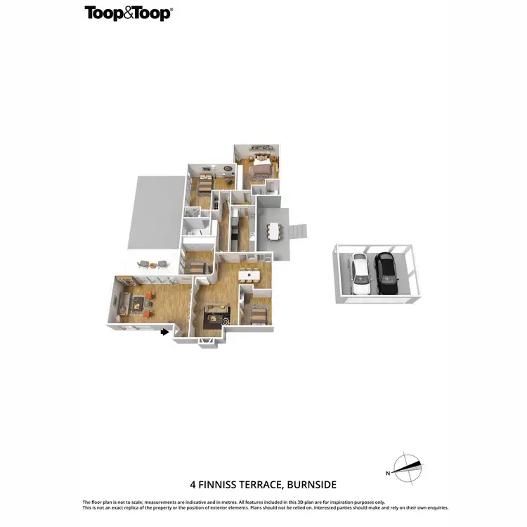 Floorplan of Homely house listing, 4 Finniss Terrace, Burnside SA 5066