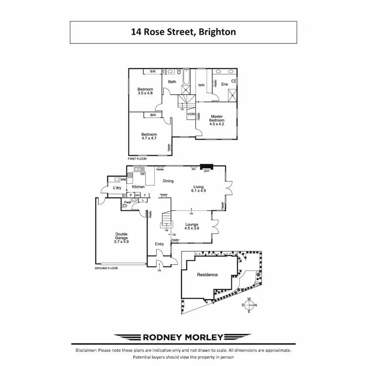 Floorplan of Homely house listing, 14 Rose Street, Brighton VIC 3186