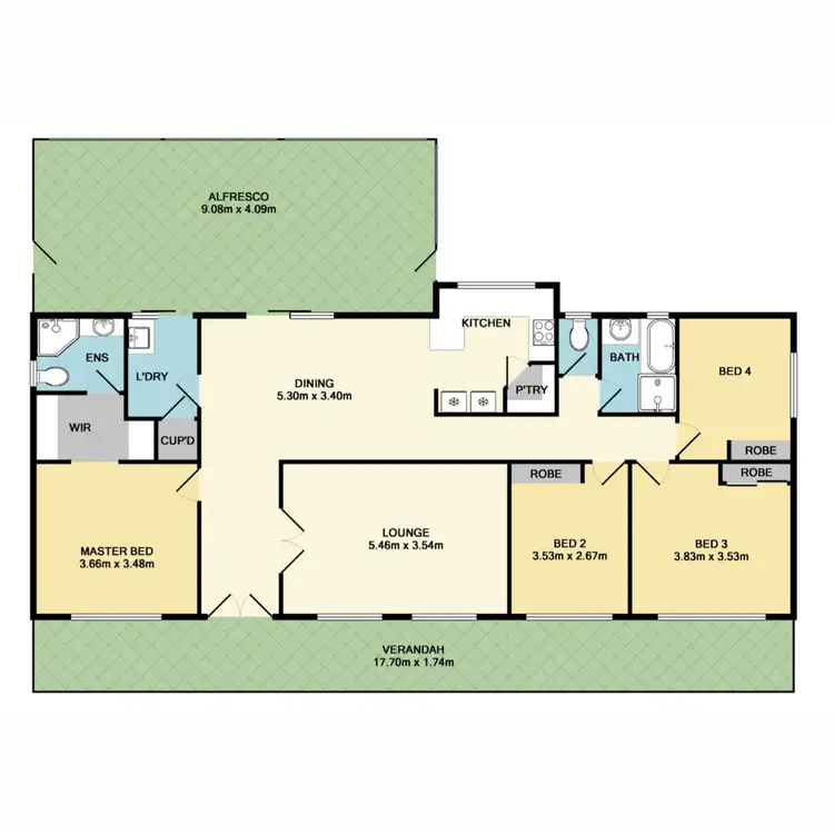 Floorplan of Homely house listing, Lot 118 Mclarty Street, Coolup WA 6214
