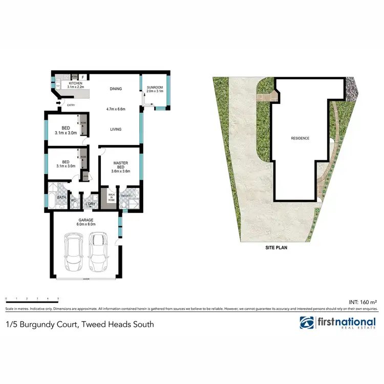 Floorplan of Homely semi-detached listing, 1/5 Burgundy Court, Tweed Heads South NSW 2486