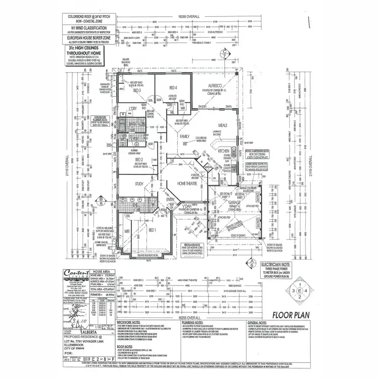 Floorplan of Homely house listing, 5 Voyager Link, Ellenbrook WA 6069