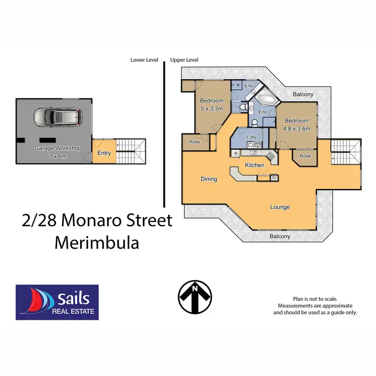 Floorplan of Homely apartment listing, 2/28 Monaro Street, Merimbula NSW 2548