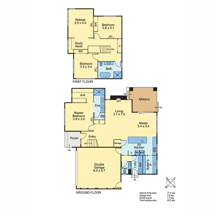 Floorplan of Homely house listing, 10 Pitt Street, Mornington VIC 3931