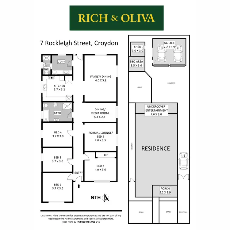 Floorplan of Homely house listing, 7 Rockleigh Street, Croydon NSW 2132