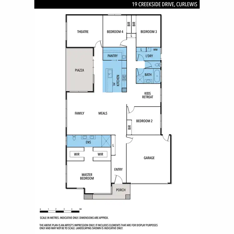 Floorplan of Homely house listing, 19 Creekside Drive, Curlewis VIC 3222