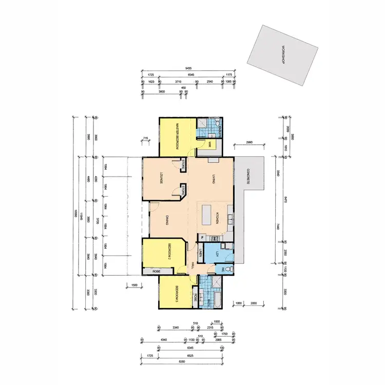 Floorplan of Homely rural property listing, 104a Freestone Creek Road, Briagolong VIC 3860