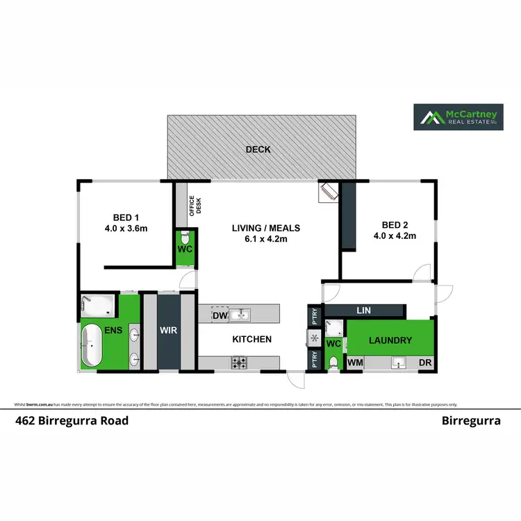 Floorplan of Homely house listing, 462 Birregurra Road, Birregurra VIC 3242