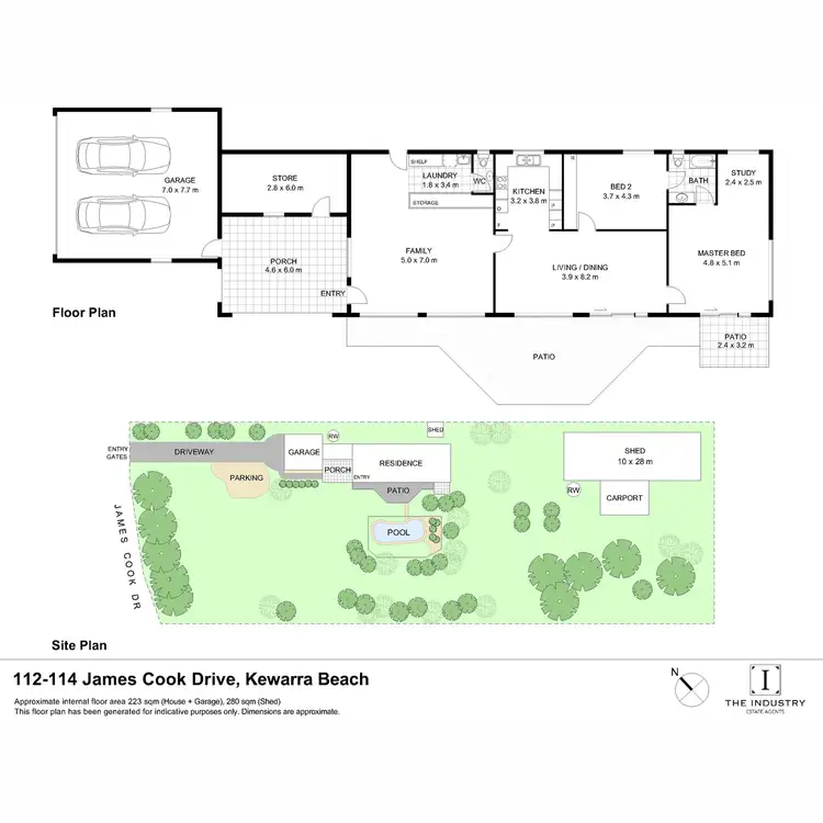 Floorplan of Homely house listing, 112-114 James Cook Drive, Kewarra Beach QLD 4879