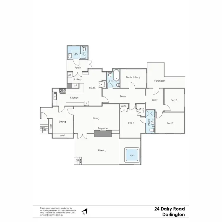 Floorplan of Homely house listing, 24 Dalry Road, Darlington WA 6070