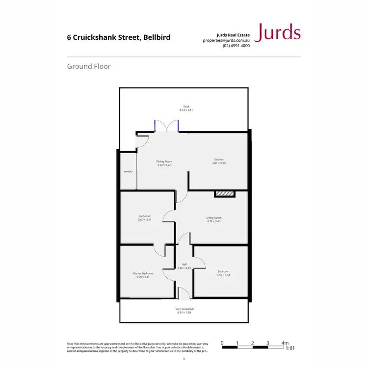 Floorplan of Homely house listing, 6 Cruickshank Street, Bellbird Heights NSW 2325