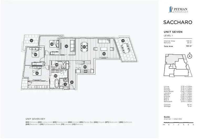 Floorplan of Homely apartment listing, 7/47-49 Brisbane Street, St Lucia QLD 4067
