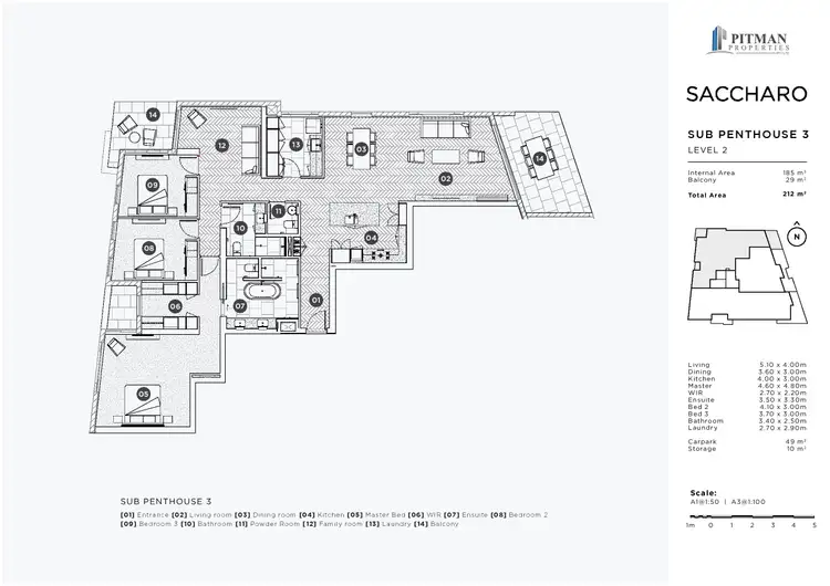 Floorplan of Homely apartment listing, 11/47-49 Brisbane Street, St Lucia QLD 4067