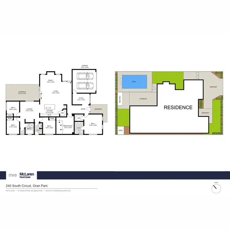 Floorplan of Homely house listing, 240 South Circuit, Oran Park NSW 2570