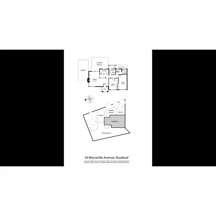 Floorplan of Homely house listing, 34 Warranilla Avenue, Rosebud VIC 3939