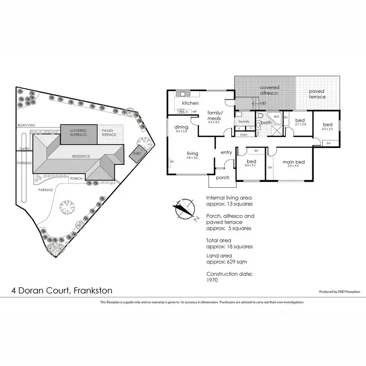 Floorplan of Homely house listing, 4 Doran Court, Frankston VIC 3199