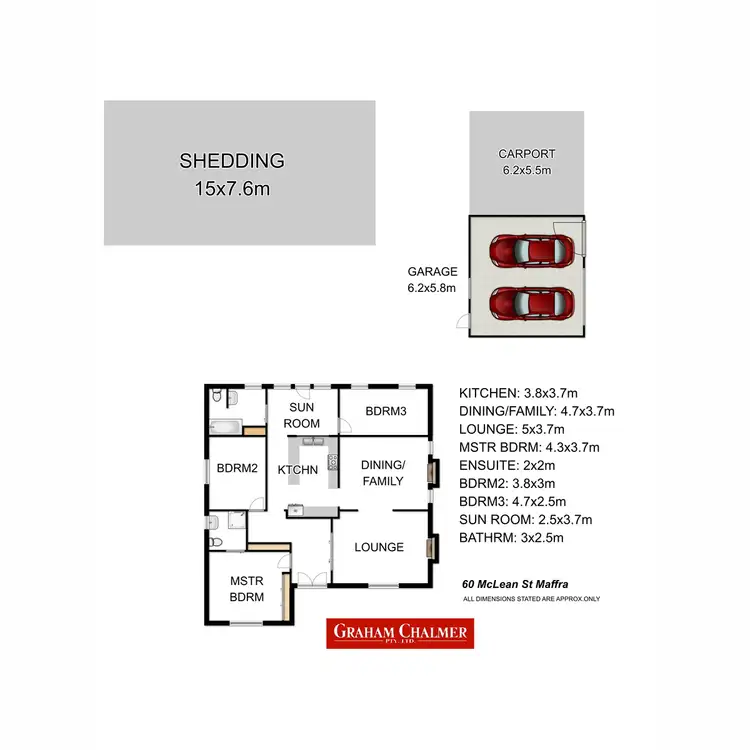 Floorplan of Homely house listing, 60 McLean Street, Maffra VIC 3860
