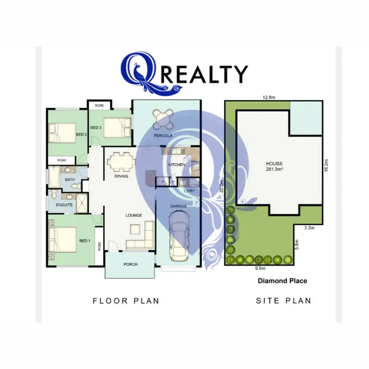 Floorplan of Homely villa listing, 41/8 Diamond Place, Runcorn QLD 4113