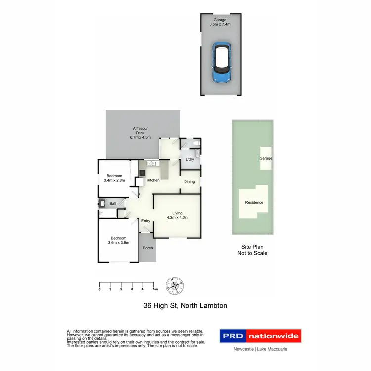 Floorplan of Homely house listing, 36 High Street, North Lambton NSW 2299