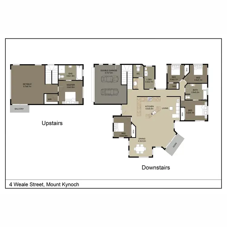 Floorplan of Homely house listing, 4 Weale Street, Mount Kynoch QLD 4350
