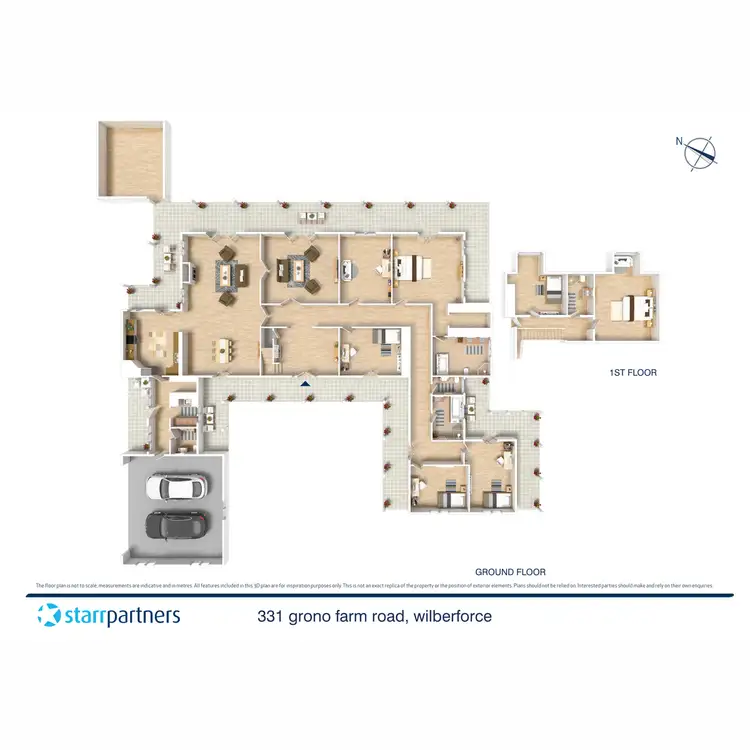 Floorplan of Homely rural property listing, 331 Grono Farm Road, Wilberforce NSW 2756
