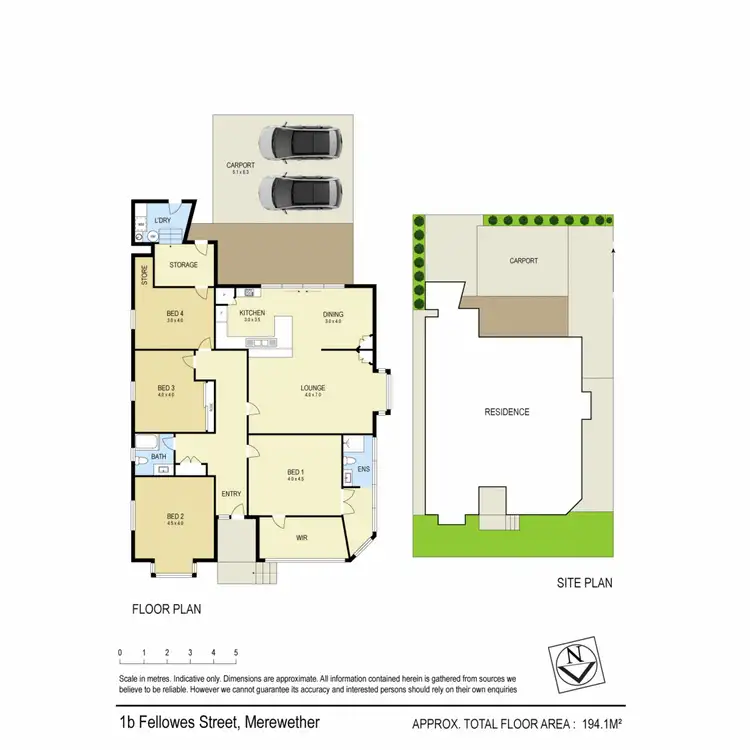 Floorplan of Homely house listing, 1b Fellowes Street, Merewether NSW 2291