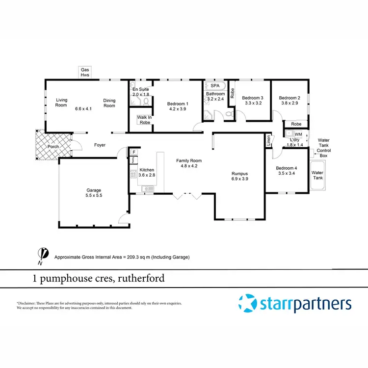 Floorplan of Homely house listing, 1 Pumphouse Crescent, Rutherford NSW 2320
