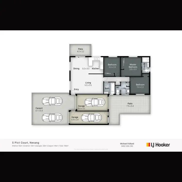 Floorplan of Homely house listing, 5 Pict Court, Nerang QLD 4211