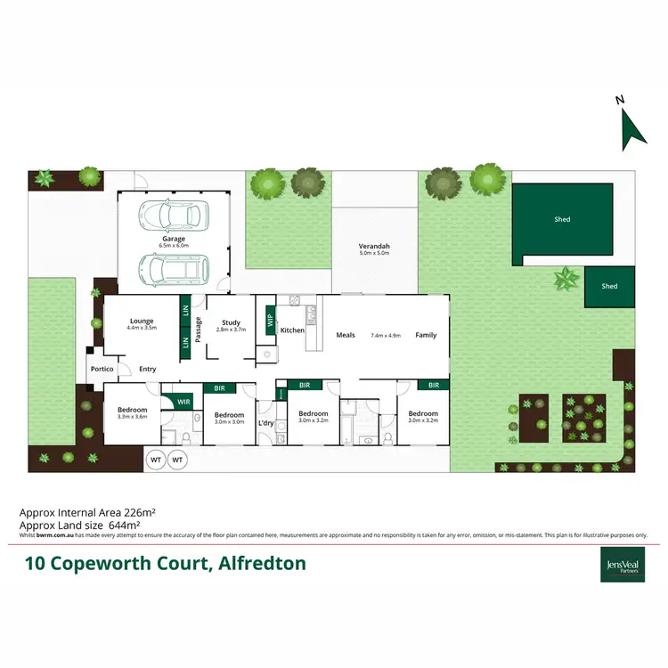 Floorplan of Homely house listing, 10 Copeworth Crt, Alfredton VIC 3350