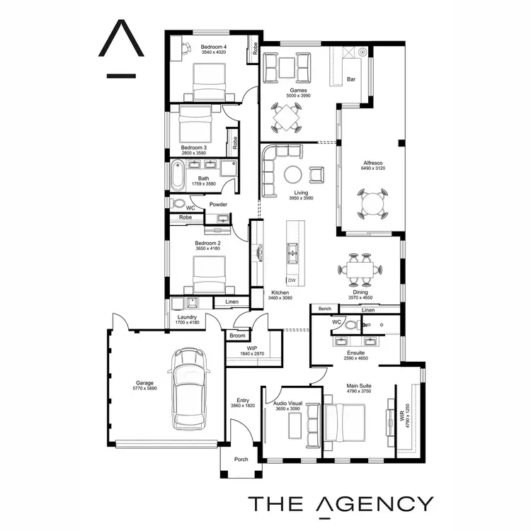 Floorplan of Homely house listing, 48 Peelfold Glen, Golden Bay WA 6174