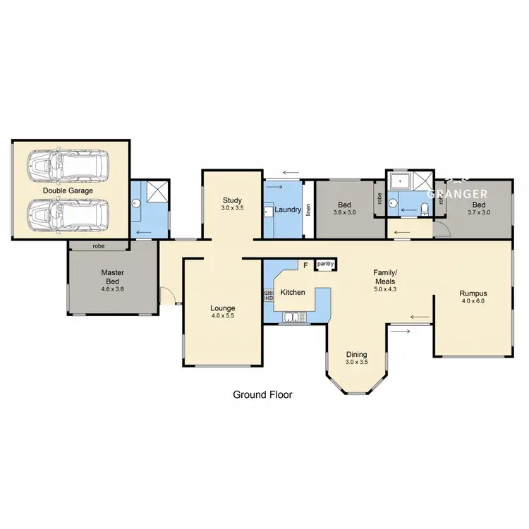 Floorplan of Homely house listing, 96 Palm Tree Drive, Safety Beach VIC 3936