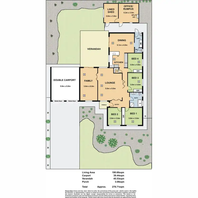 Floorplan of Homely house listing, 3 Paxton Court, Redwood Park SA 5097