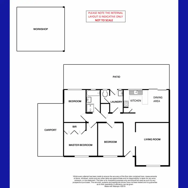 Floorplan of Homely house listing, 7 Merril Place, Ferndale WA 6148