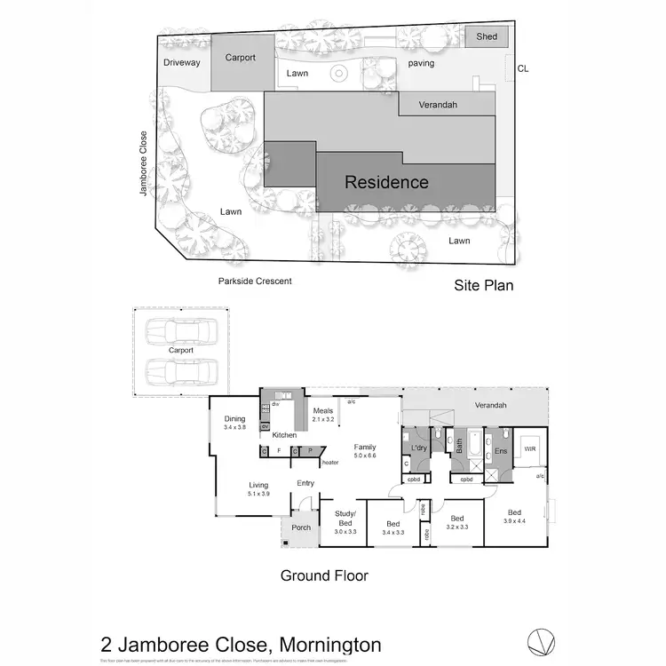 Floorplan of Homely house listing, 2 Jamboree Close, Mornington VIC 3931