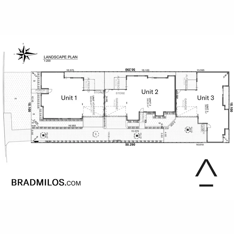 Floorplan of Homely unit listing, 43A Edeline Street, Spearwood WA 6163