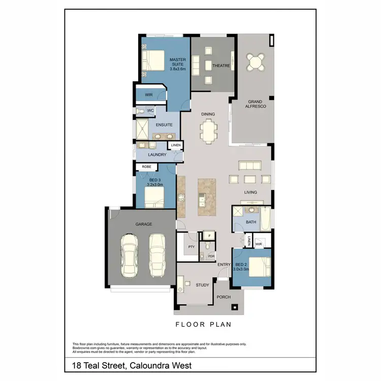Floorplan of Homely house listing, 18 Teal Street, Caloundra West QLD 4551