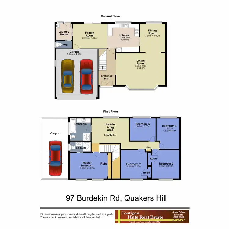 Floorplan of Homely house listing, 97 Burdekin Road, Quakers Hill NSW 2763
