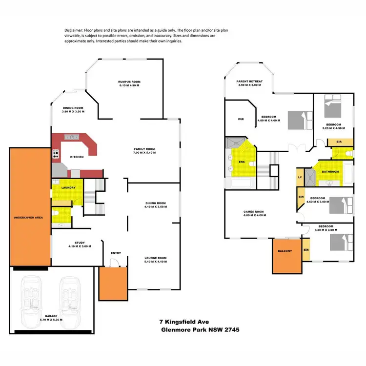 Floorplan of Homely house listing, 7 Kingsfield Avenue, Glenmore Park NSW 2745